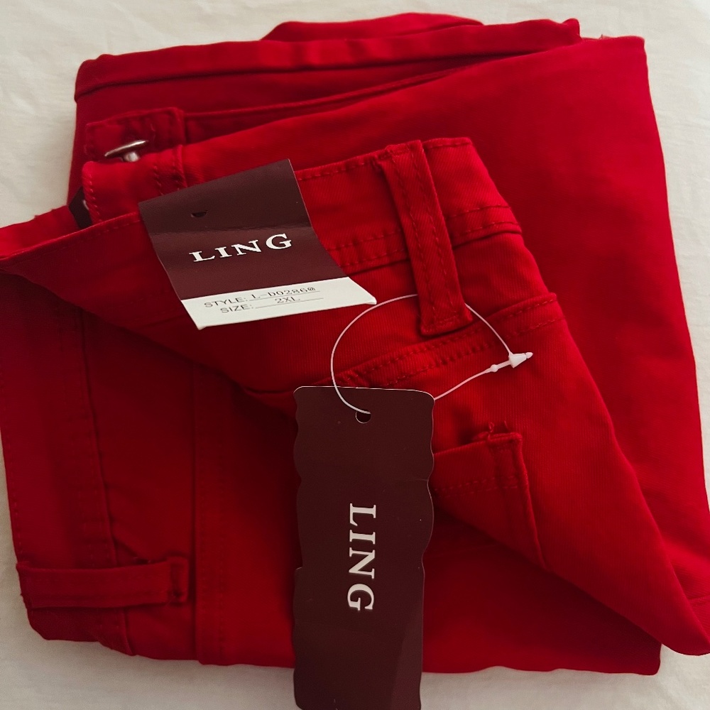 Red Ling collection pants ( 2xl Asian size)